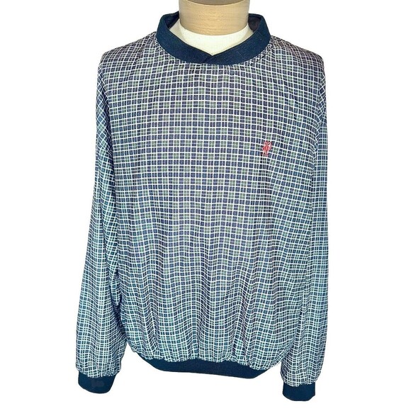 Vintage 90’s TwentyX Plaid Pullover Windbreaker - Picture 1 of 4
